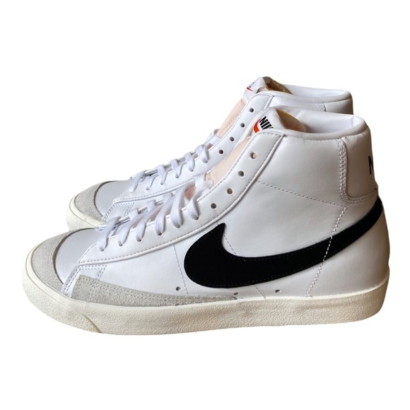 Nike Blazer Mid '77 Vintage Shoes White Black Sail BQ6806-100 Men's Size 13 - Picture 9 of 11